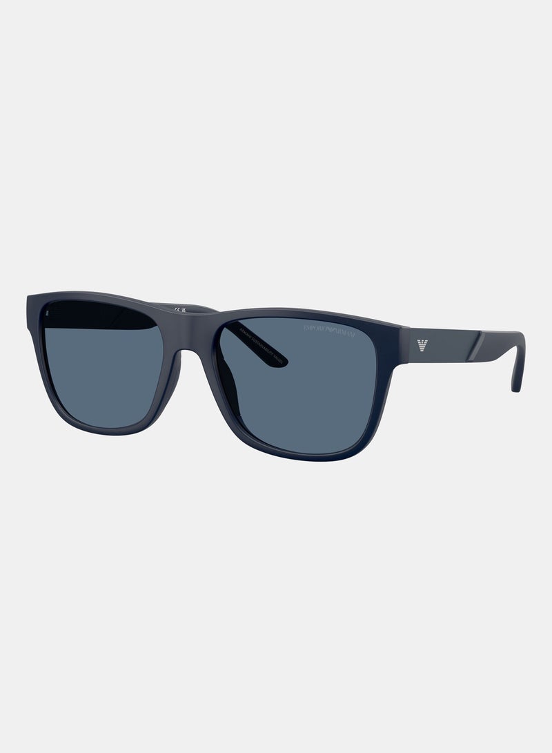 EMPORIO ARMANI Men Full Rim Square Sunglasses 4243, 56, 6244, 80 - Image 2
